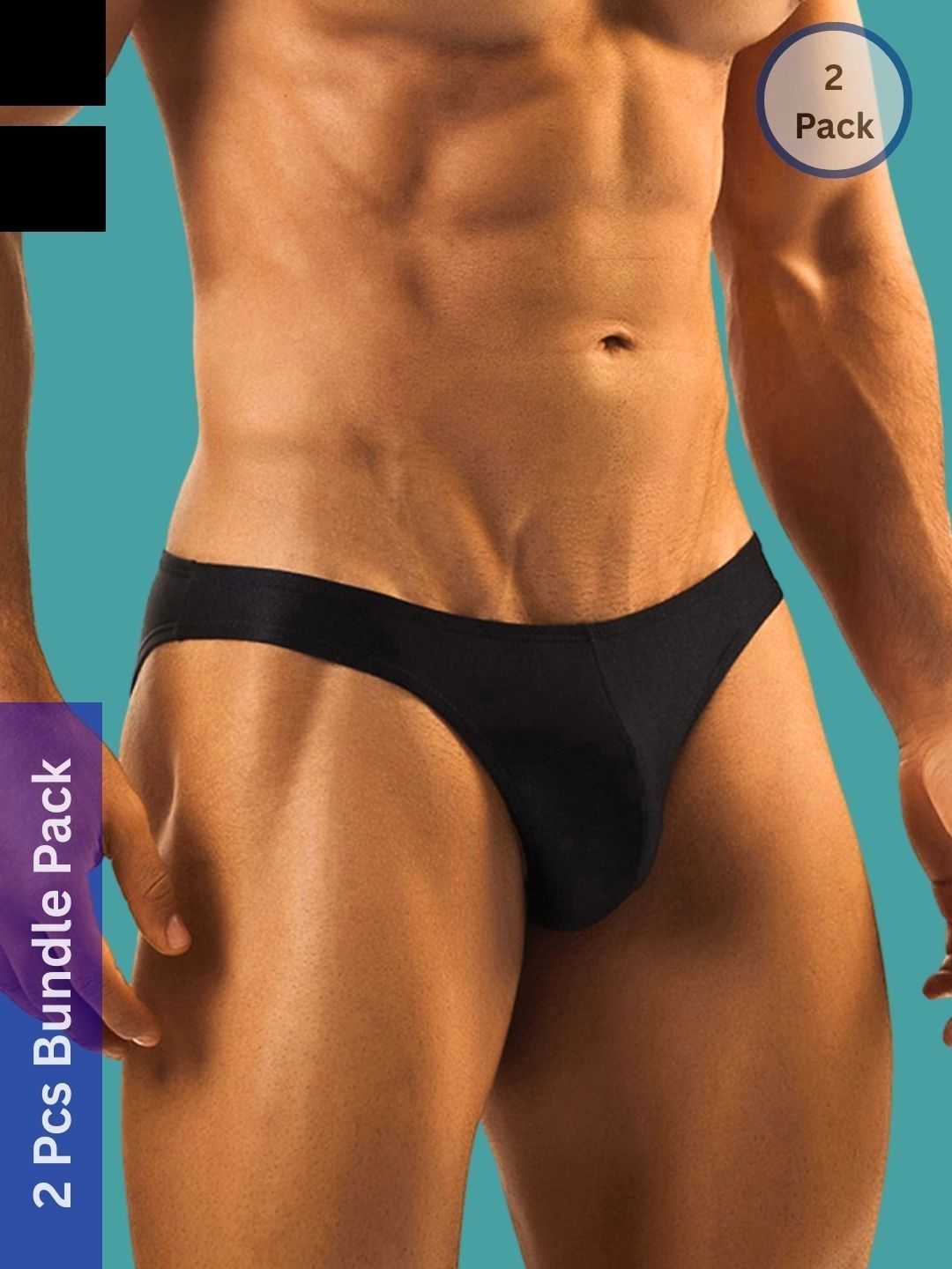 Ribald The Neech Men Pack Of 2 Low Rise Bikini Briefs