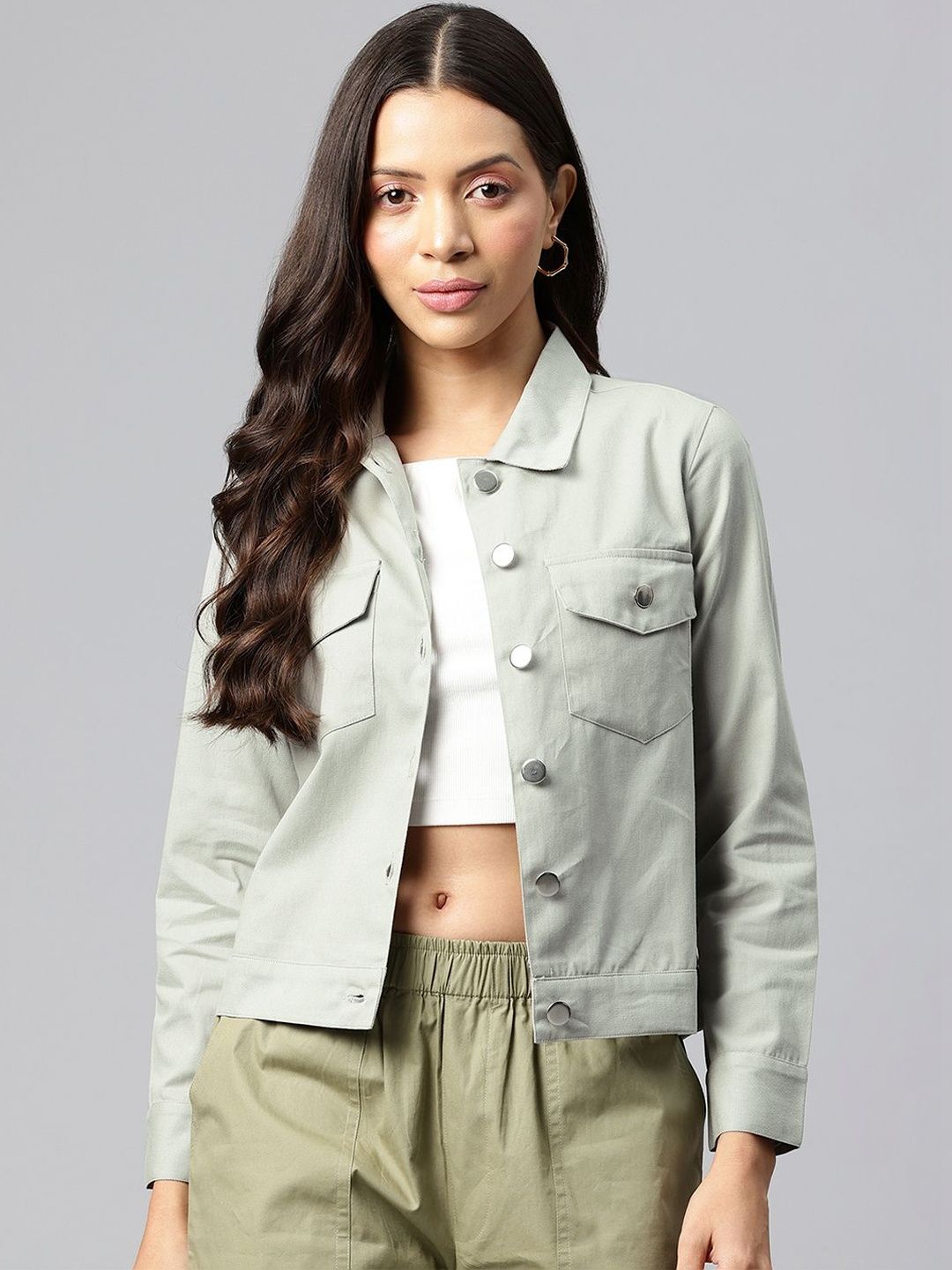 CORSICA Women Crop Denim Jacket