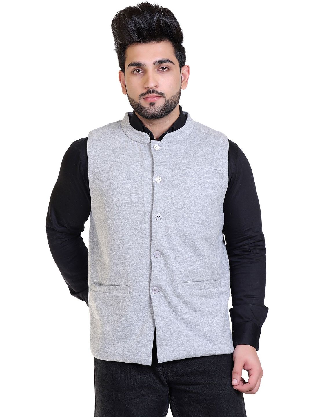 Mast & Harbour Men Fleece Fashion Jacket
