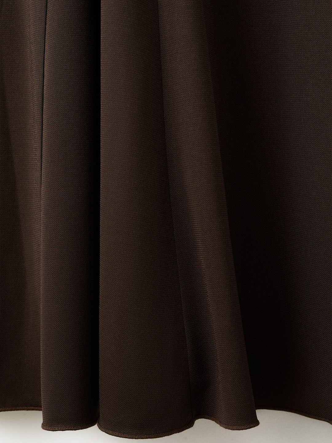 Godets Detail Flared Maxi Skirt