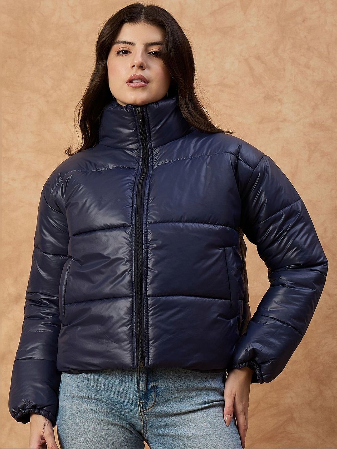 DRAPE AND DAZZLE Women Lightweight Puffer Jacket