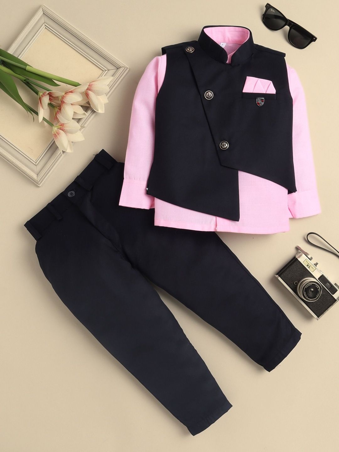 Sangria Boys Single Breasted 3-Pcs Suits