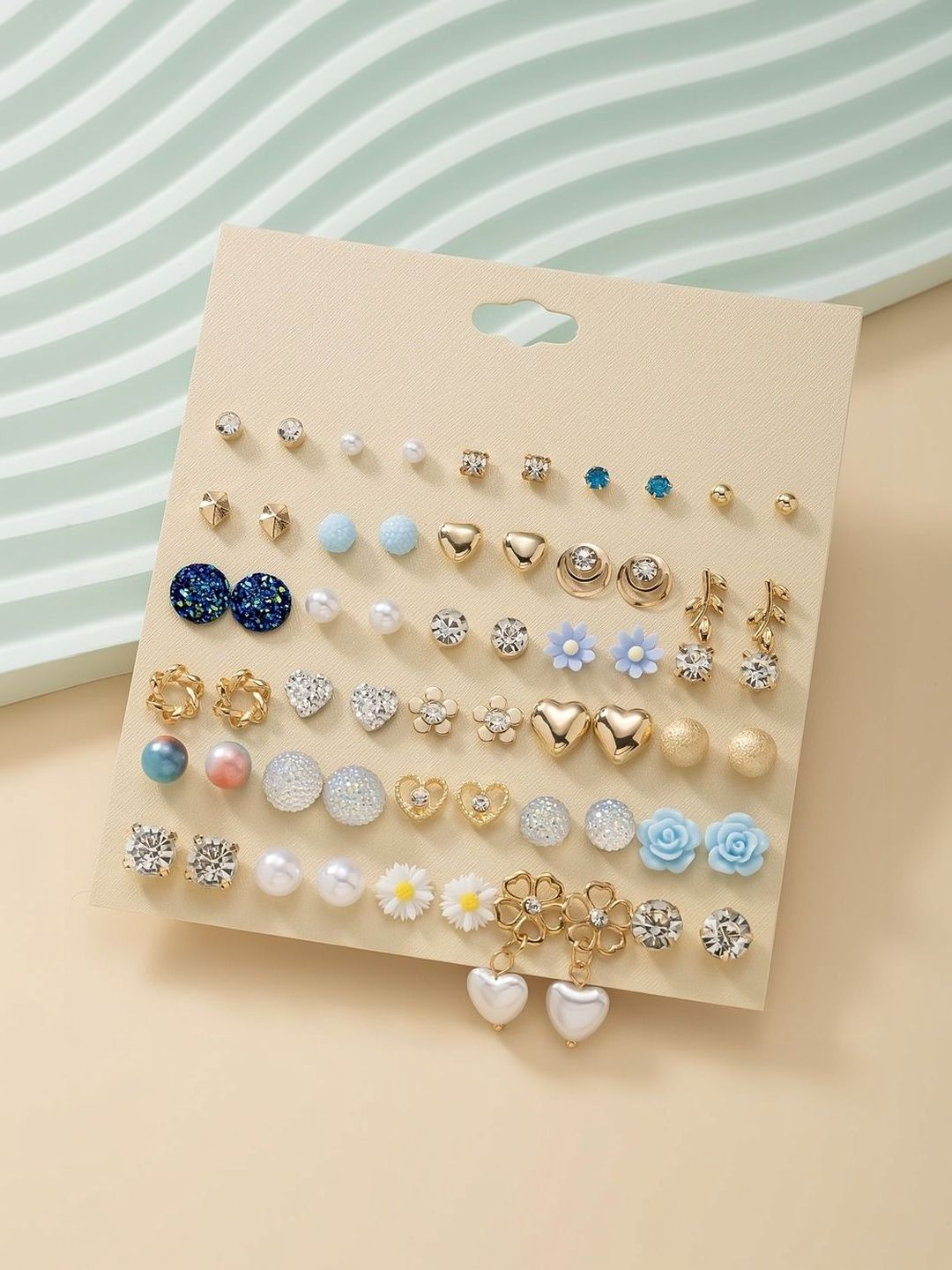 Zaphariq Geometric Studs Earrings
