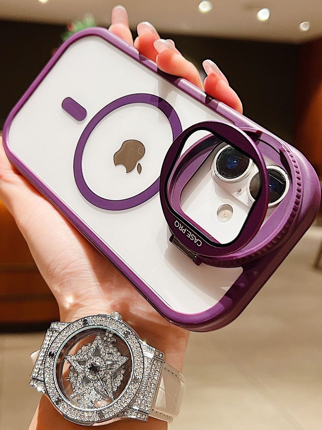 Luxury Kase Solid Printed iPhone 17 Back Case Mobile Accessories