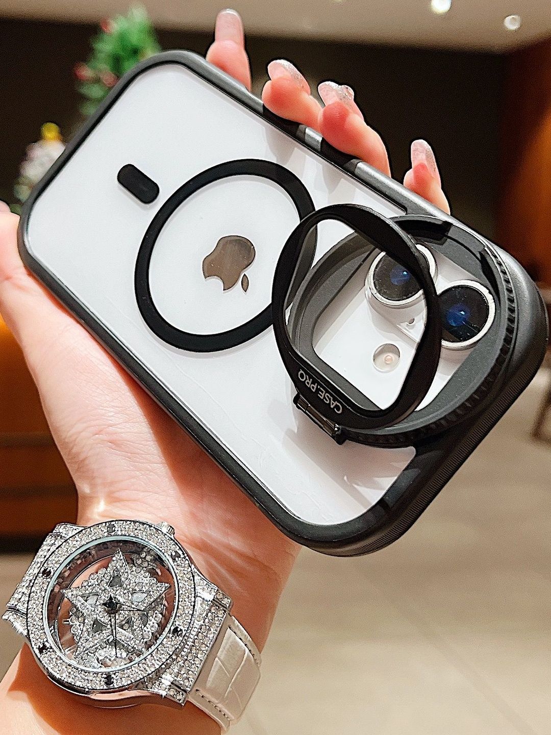 Luxury Kase Solid Printed iPhone 17 Back Case Mobile Accessories