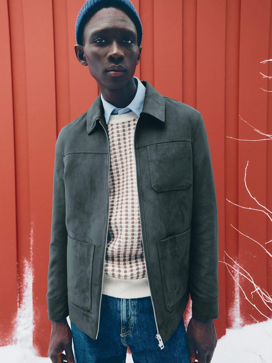 Marks & Spencer Faux Suede Chore Jacket