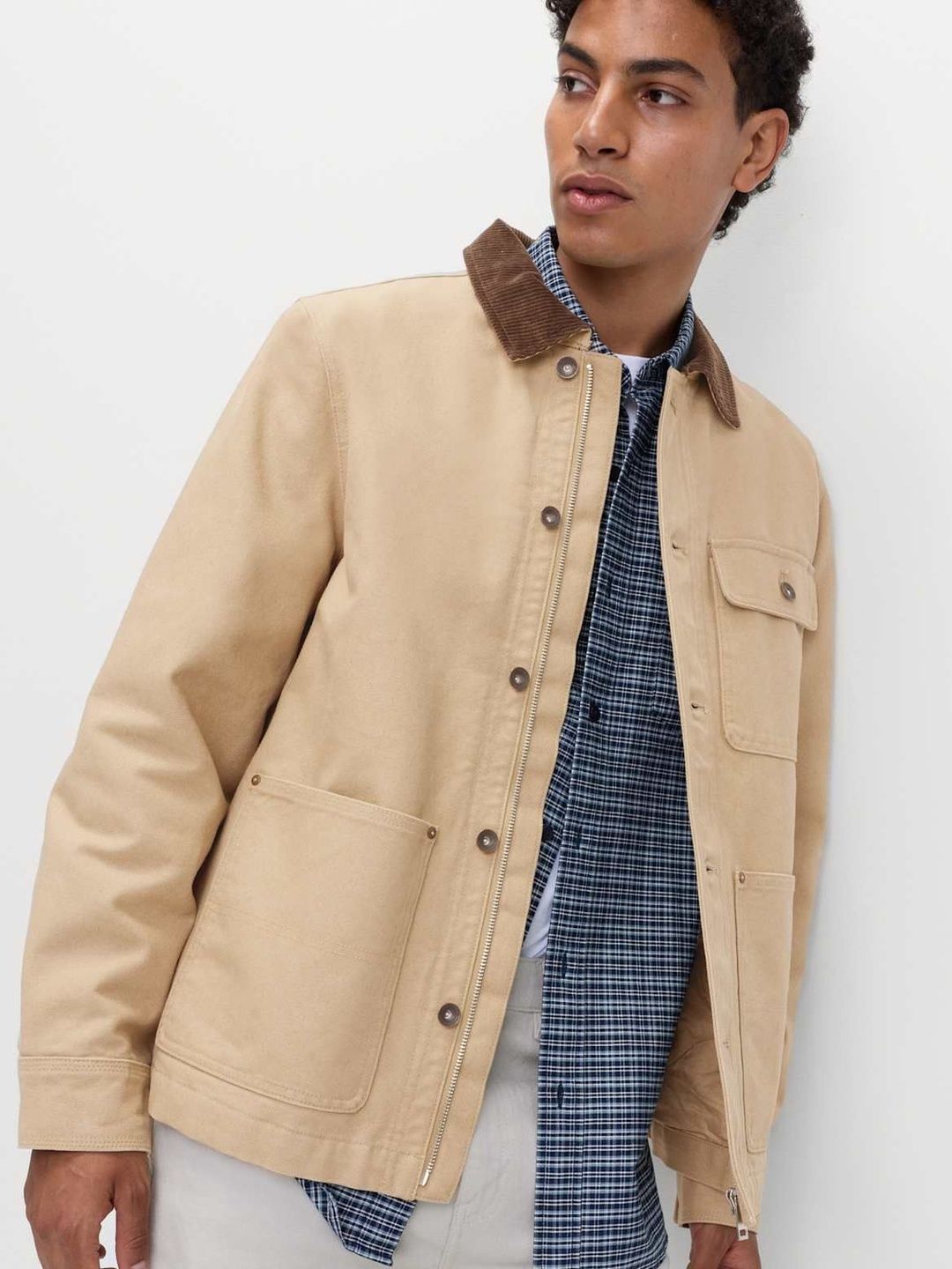 Marks & Spencer Pure Cotton 3 Pocket Barn Jacket