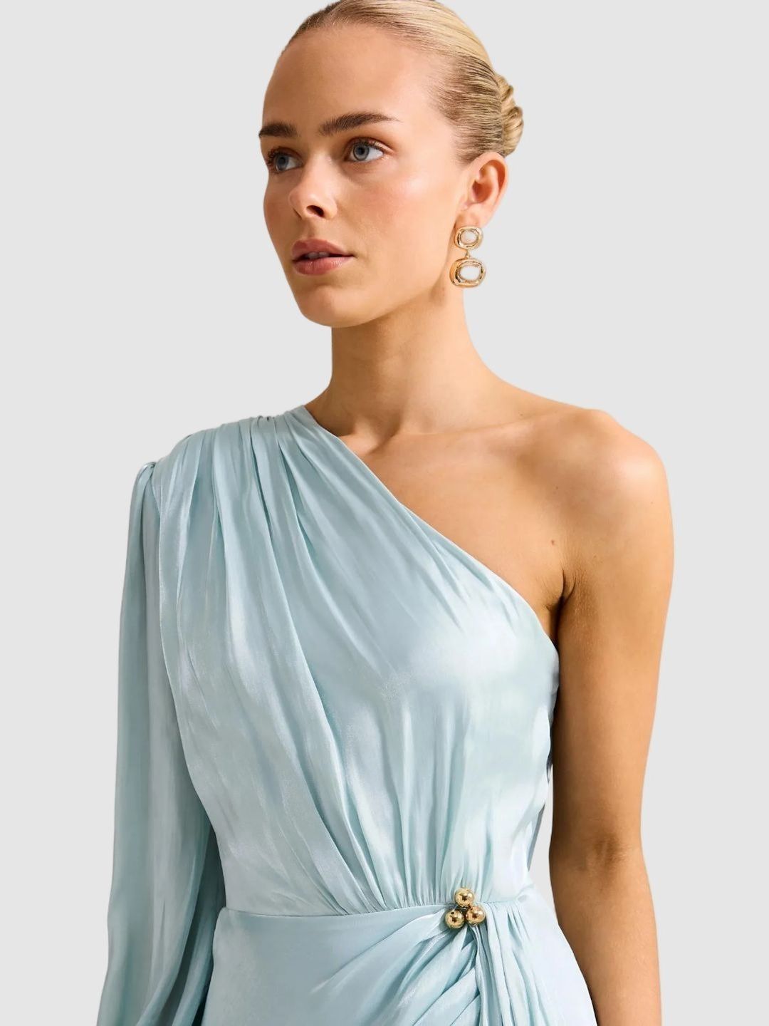 Puff Sleeve Maxi Dress