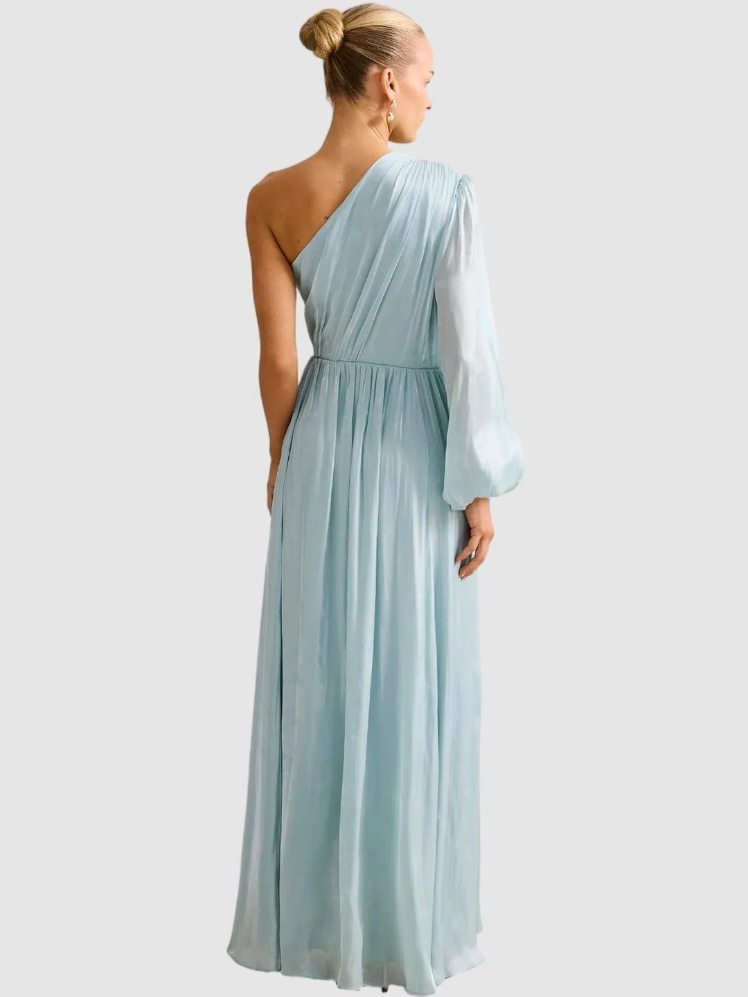 Puff Sleeve Maxi Dress