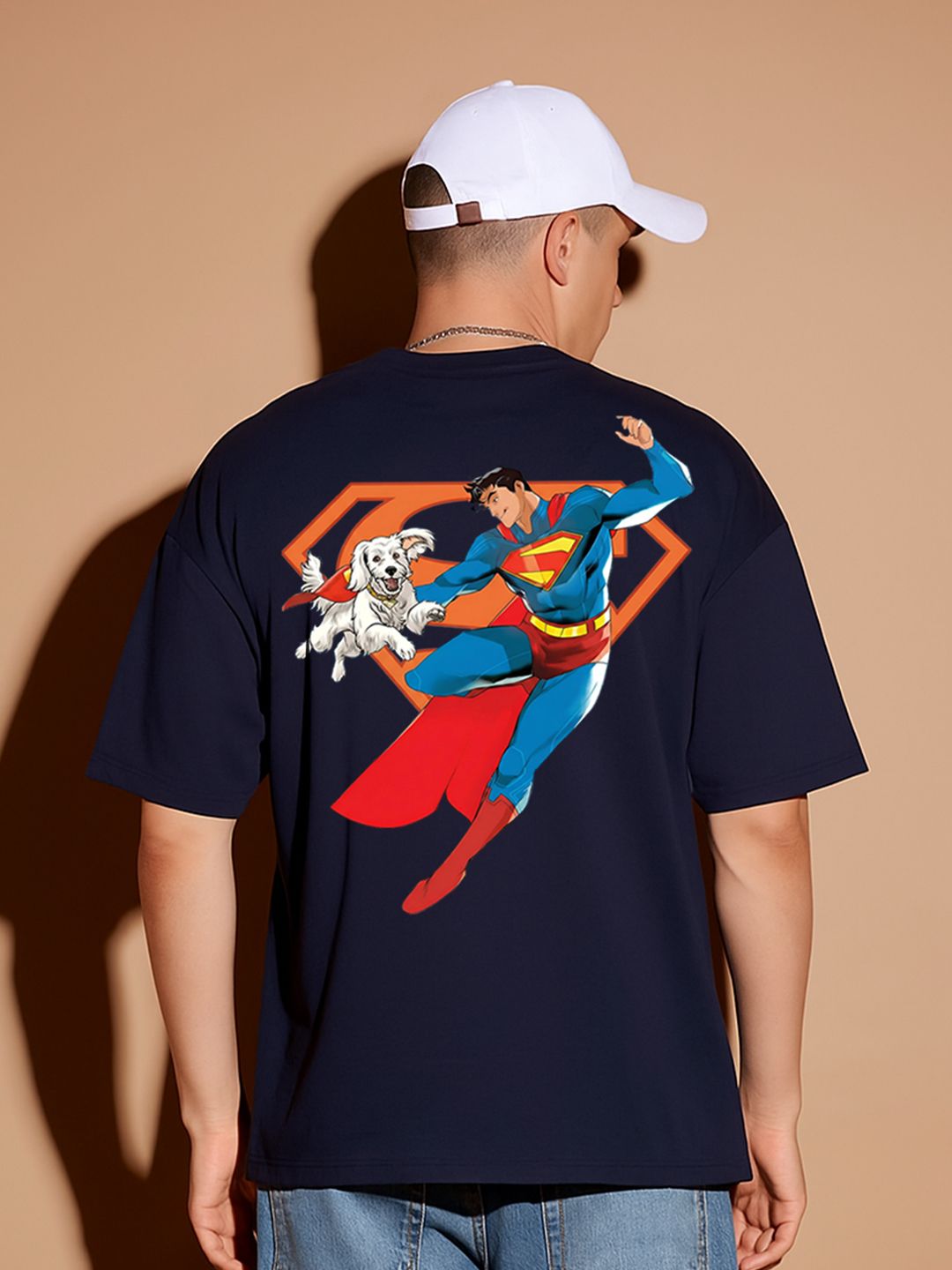 BDSQUARE Men Superman Printed T-shirt