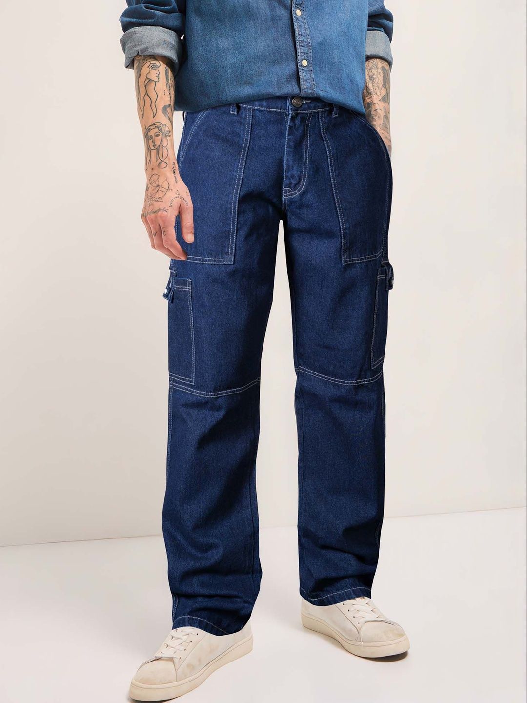 Jb Just BLACK Men Mid-Rise Acid Wash Jeans