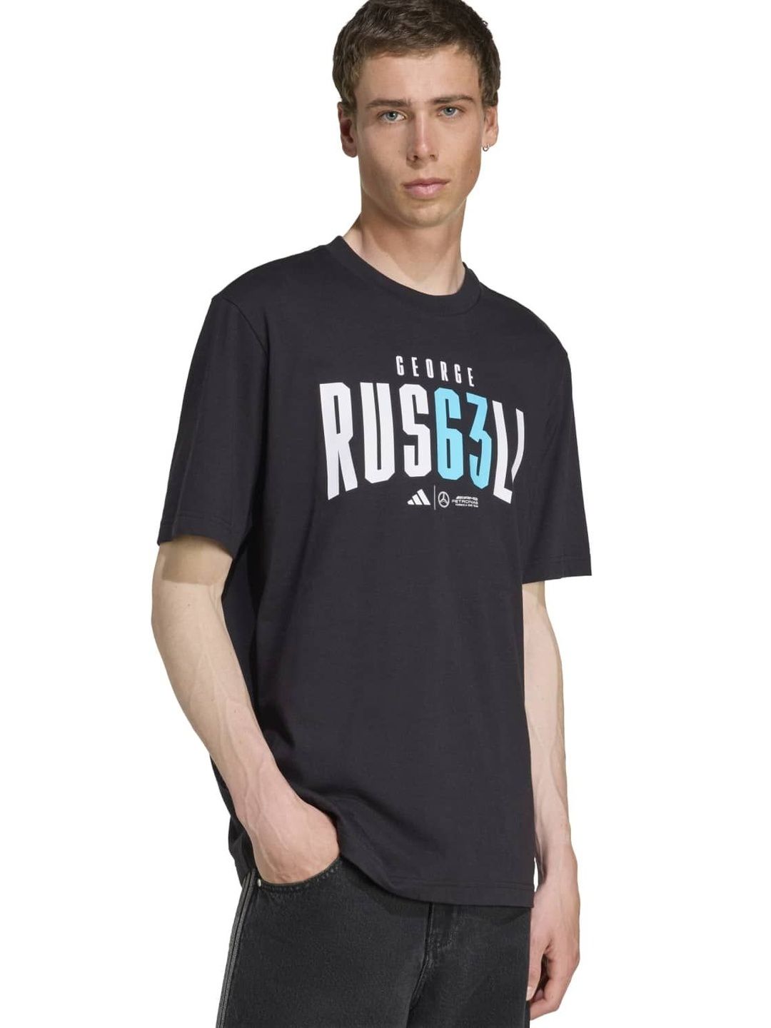 ADIDAS Mercedes AMG Petronas Formula One Team George Russell T-Shirt