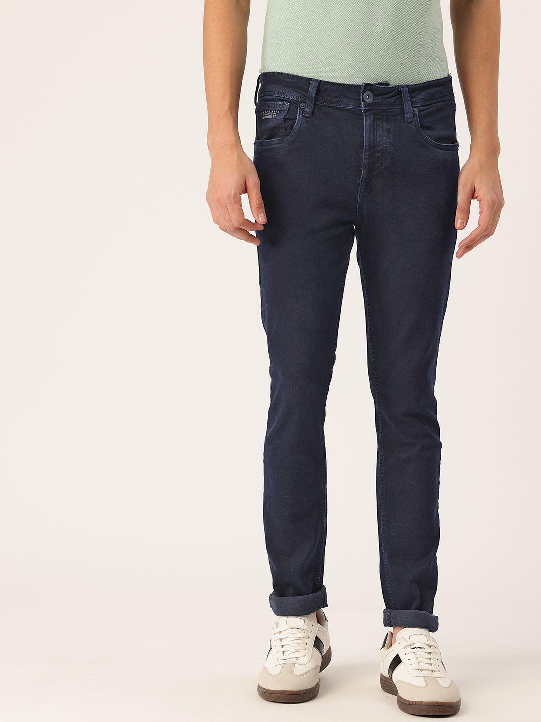 Integriti Men Skinny Fit Mid-Rise Stretchable Jeans