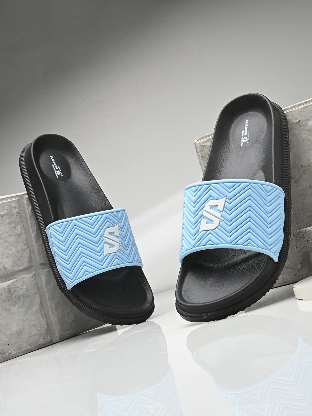 Slipover Men Rubber Sliders