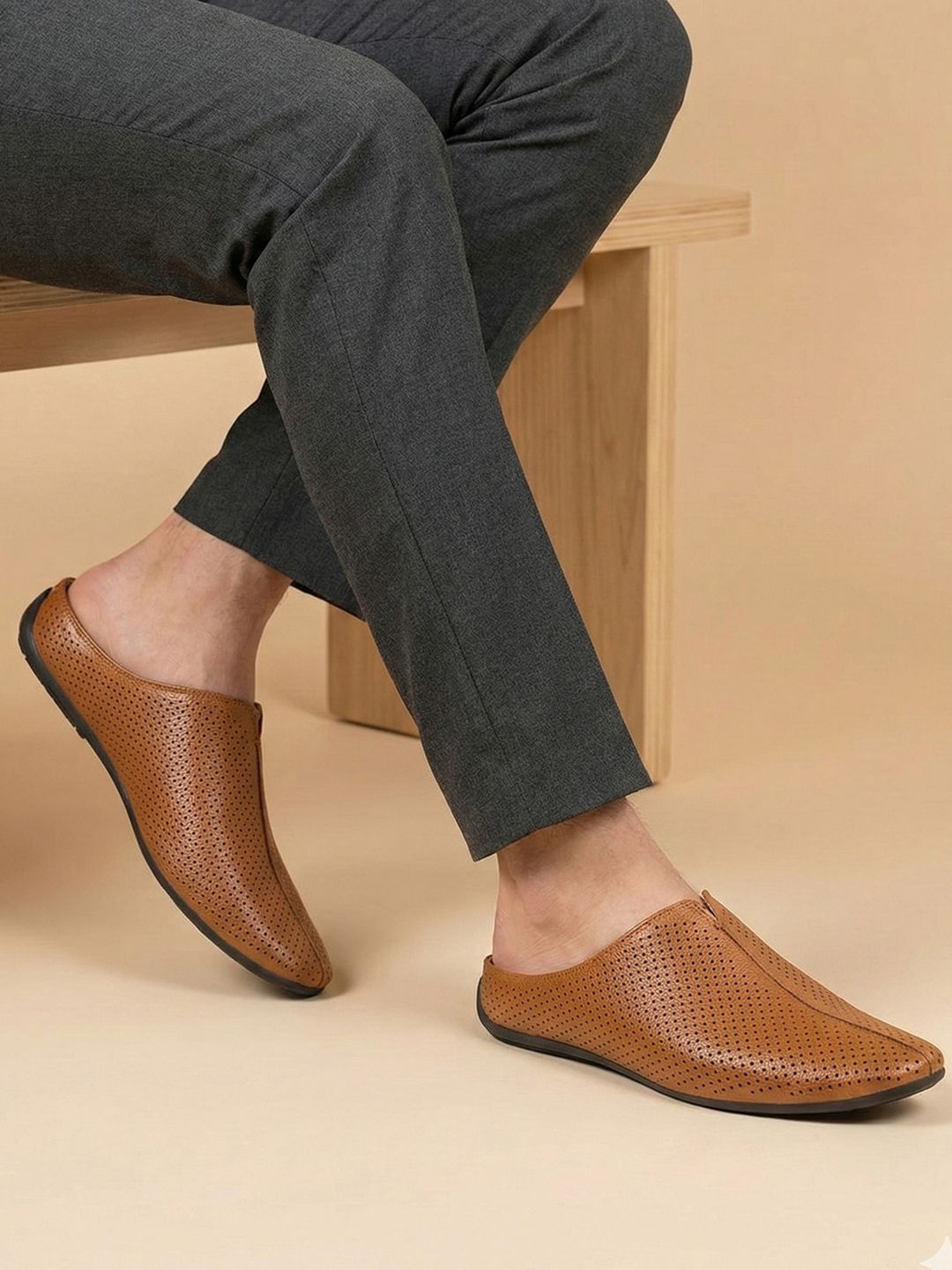 Buy FAUSTO Men Perforations Lightweight Comfort Insole Basics