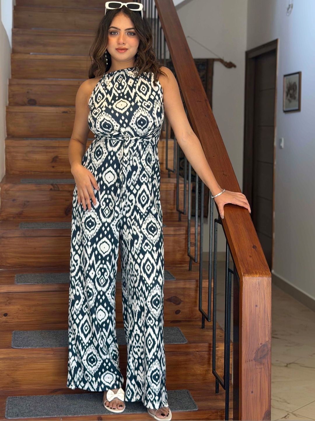 TANDUL Colourblocked Basic Jumpsuit