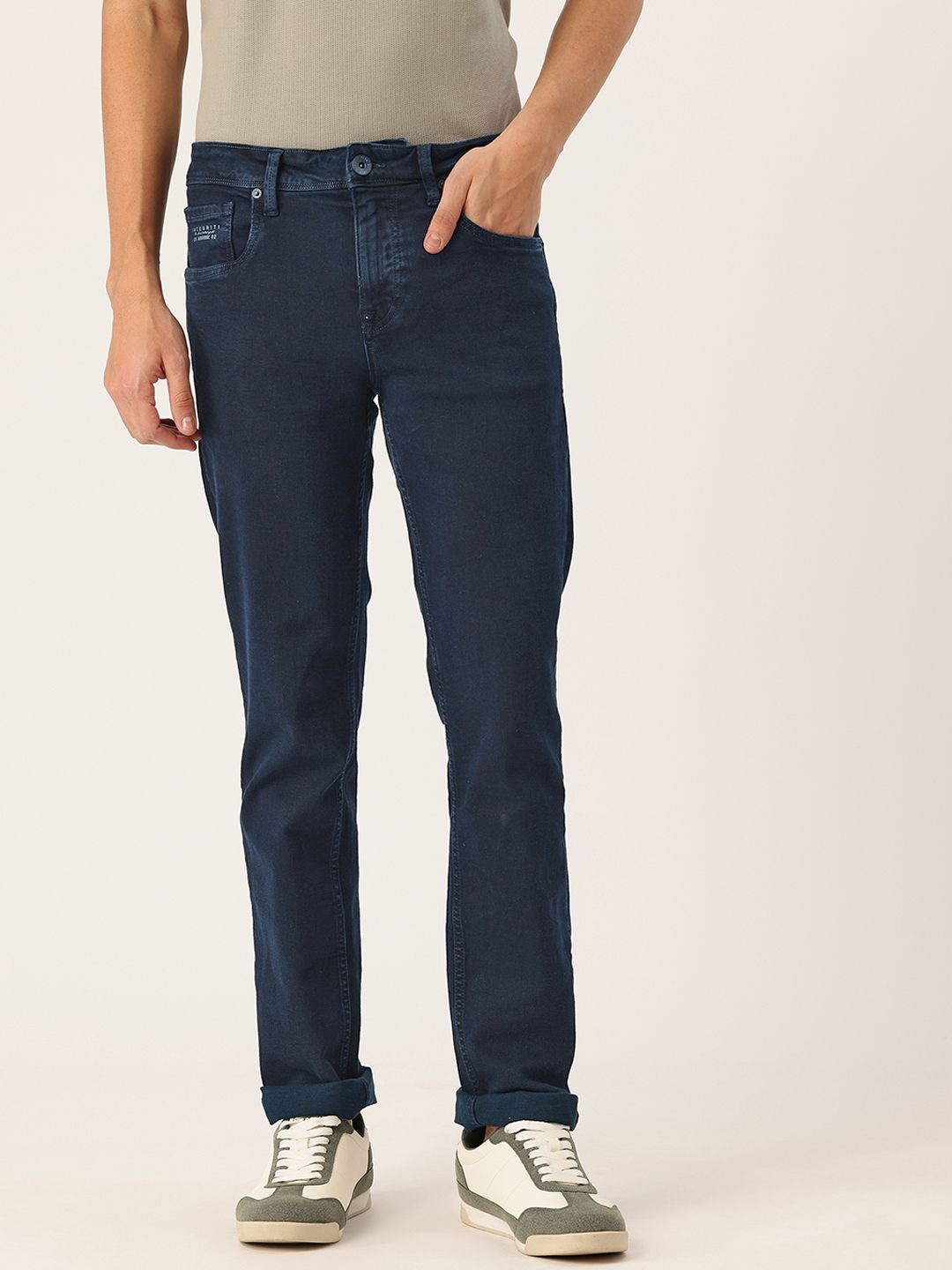 Integriti Men Smart Mid-Rise Slim Fit Stretchable Jeans
