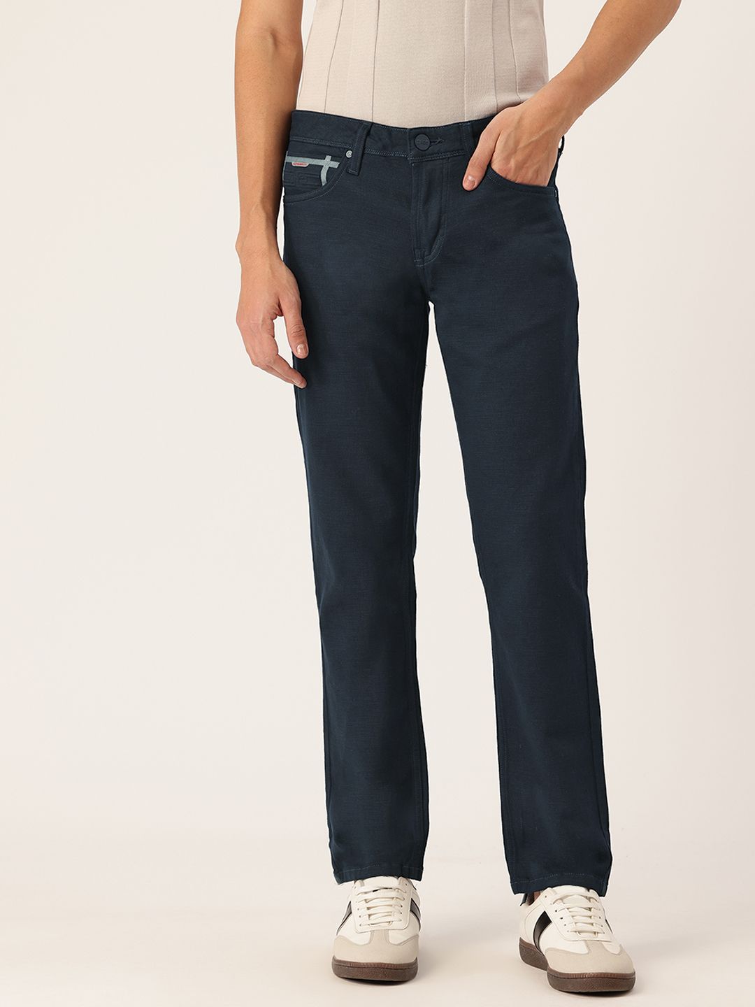 Integriti Men Smart Mid-Rise Slim Fit Stretchable Jeans