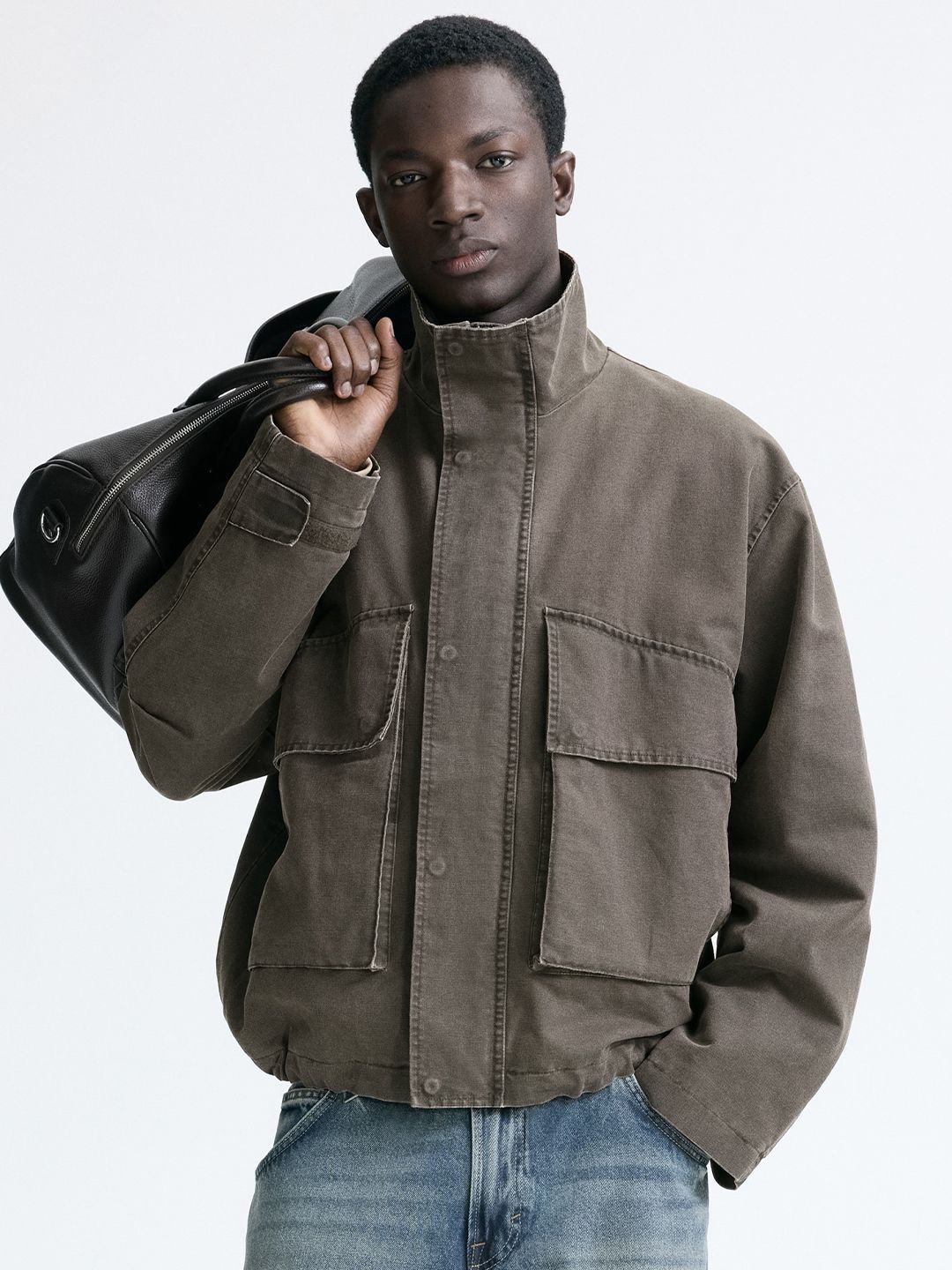 Buy H&M Stand Collar Jacket - Jackets for Men 38467081 | Myntra