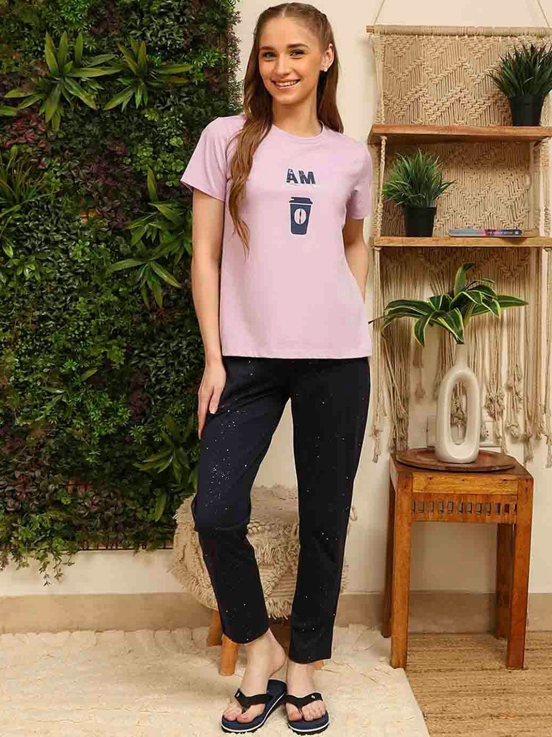 MADAME M SECRET Women Printed Night suit