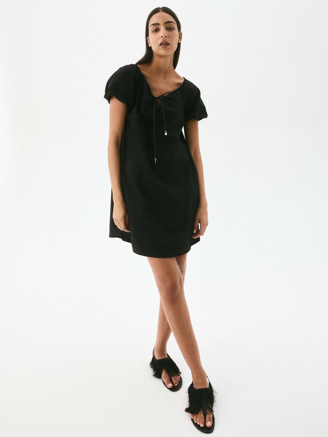 H&M H&M Drawstring-Neck Dress