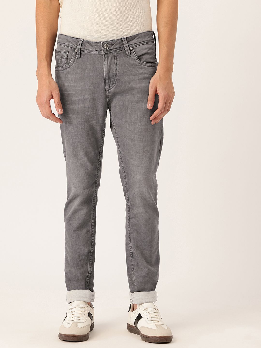 Integriti Men Smart Mid-Rise Skinny Fit Light Fade Stretchable Jeans