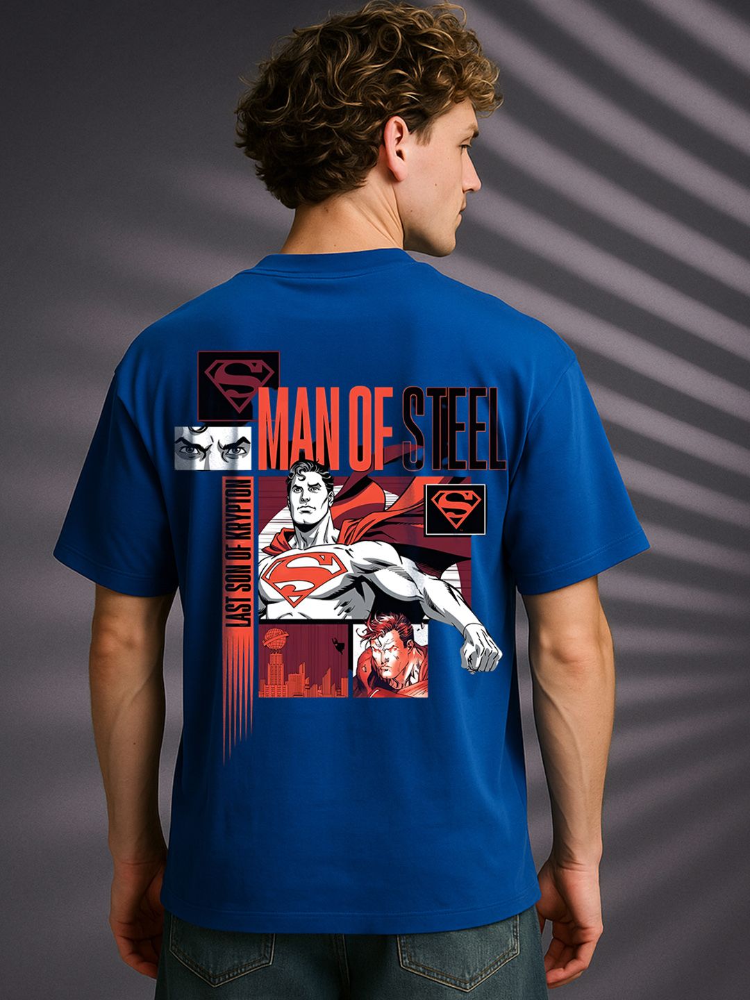 BDSQUARE Men Superman Printed T-shirt