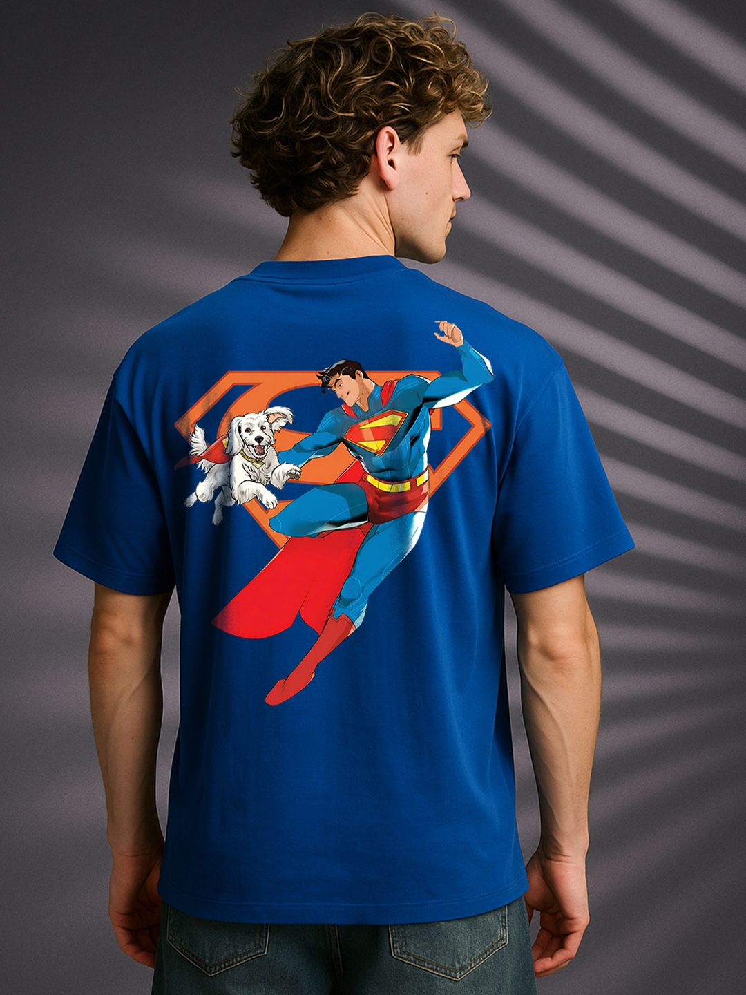 BDSQUARE Men Superman Printed T-shirt
