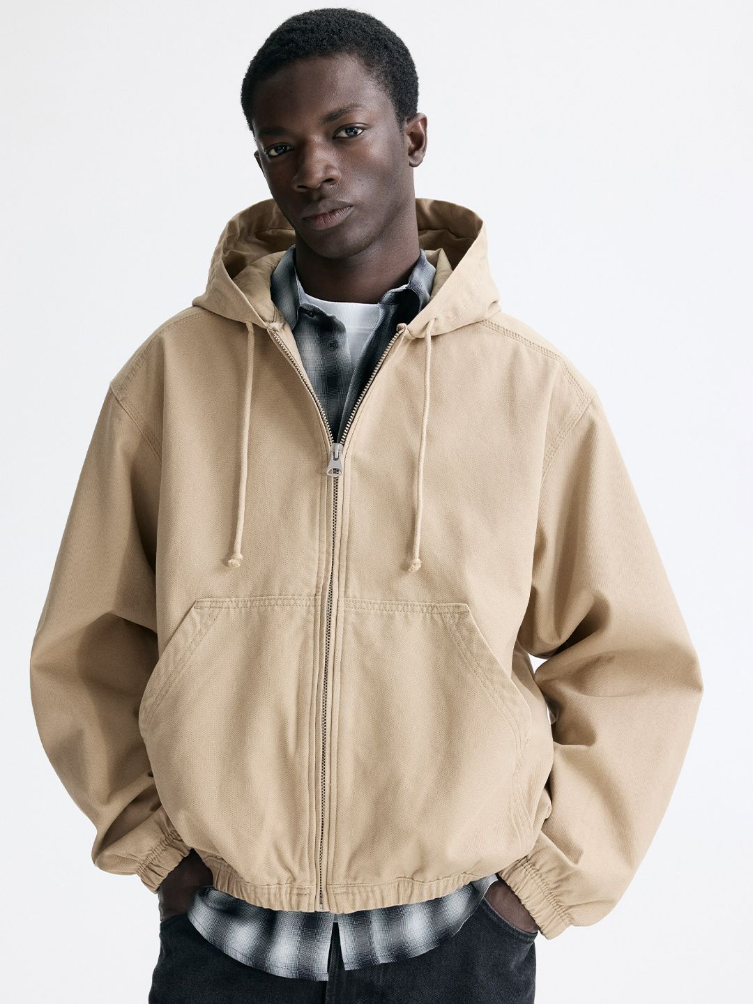 H&M Hooded Workwear Jacket