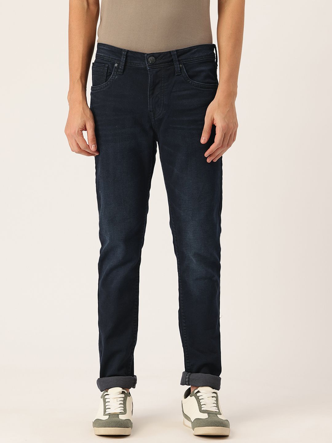 Integriti Men Smart Mid-Rise Skinny Fit Light Fade Stretchable Jeans