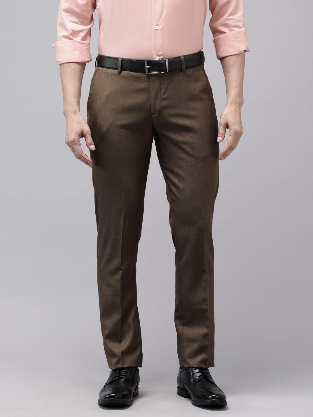 Arrow Men Hudson Tailored Fit Formal Trousers