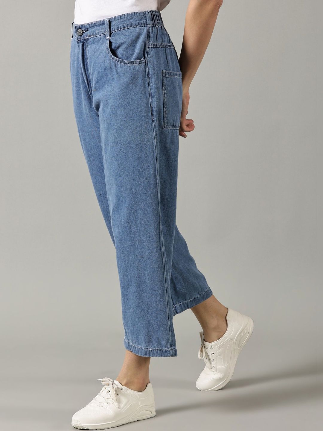 Buy Sadda Fashion Women Wide Leg High-Rise Jeans - Jeans for Women