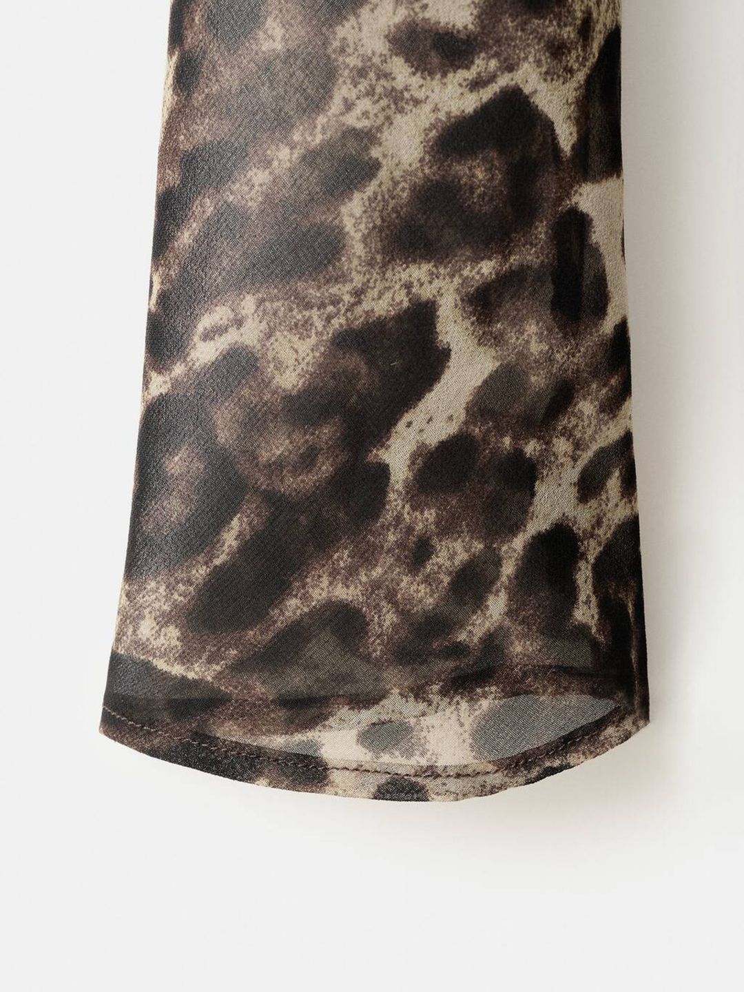 Animal Print A-Line Mini Dress