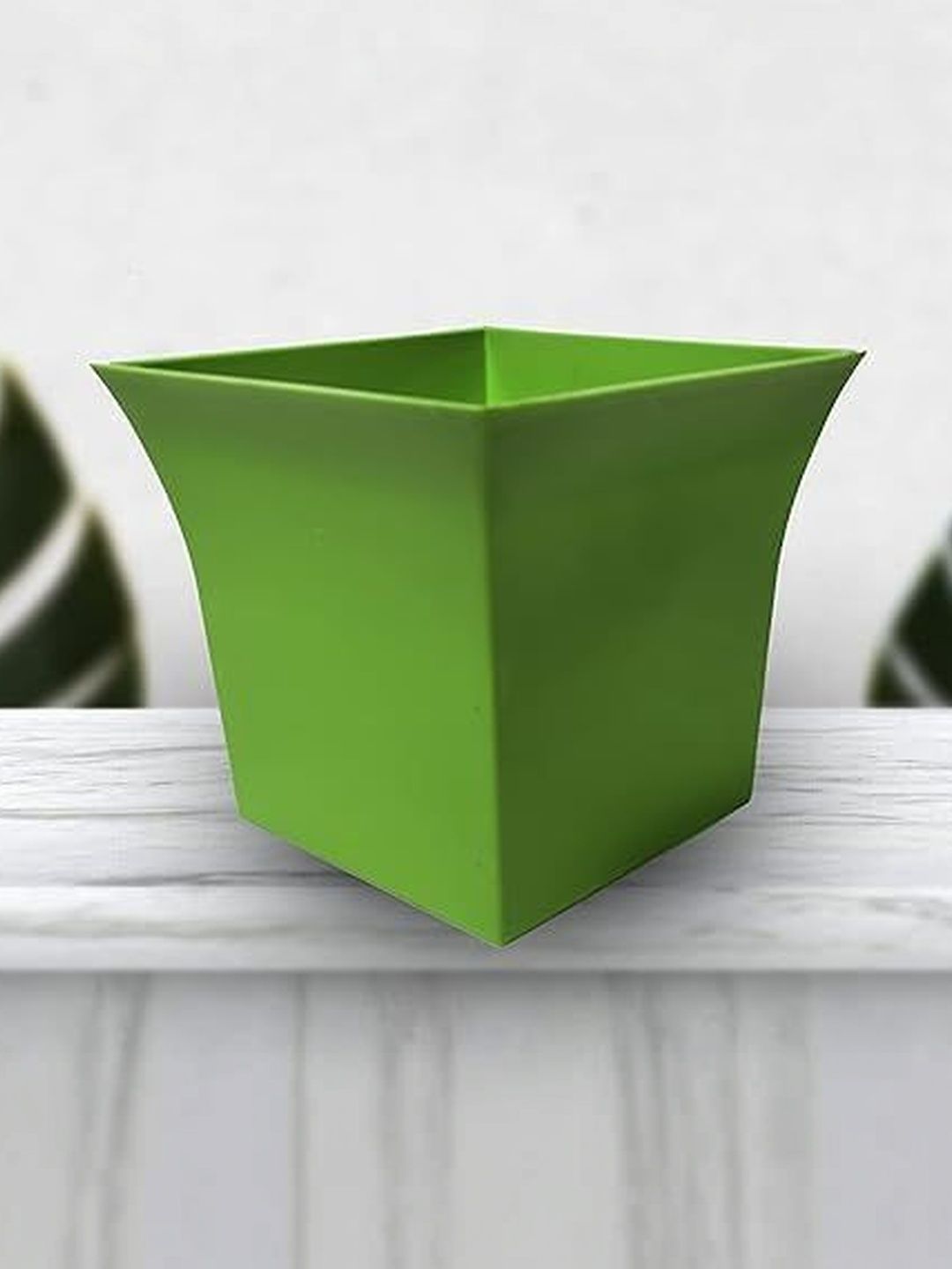 BLUEVISTA 7-Pcs Green Textured Pot Planters