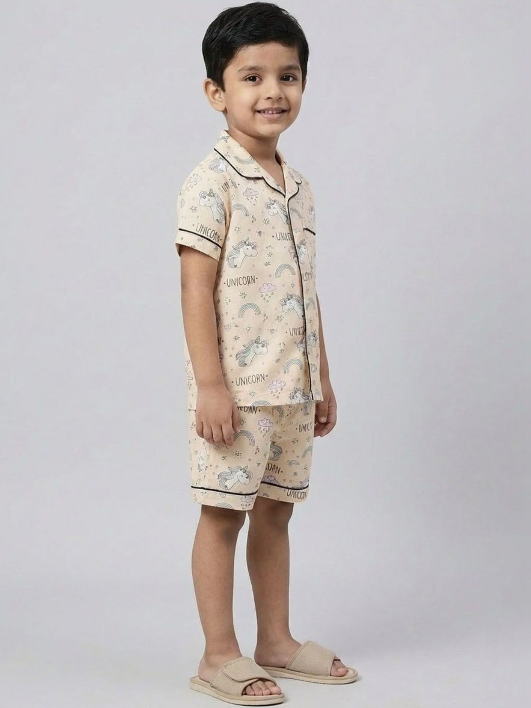 Biglilpeople Unisex Kids Printed Night suit