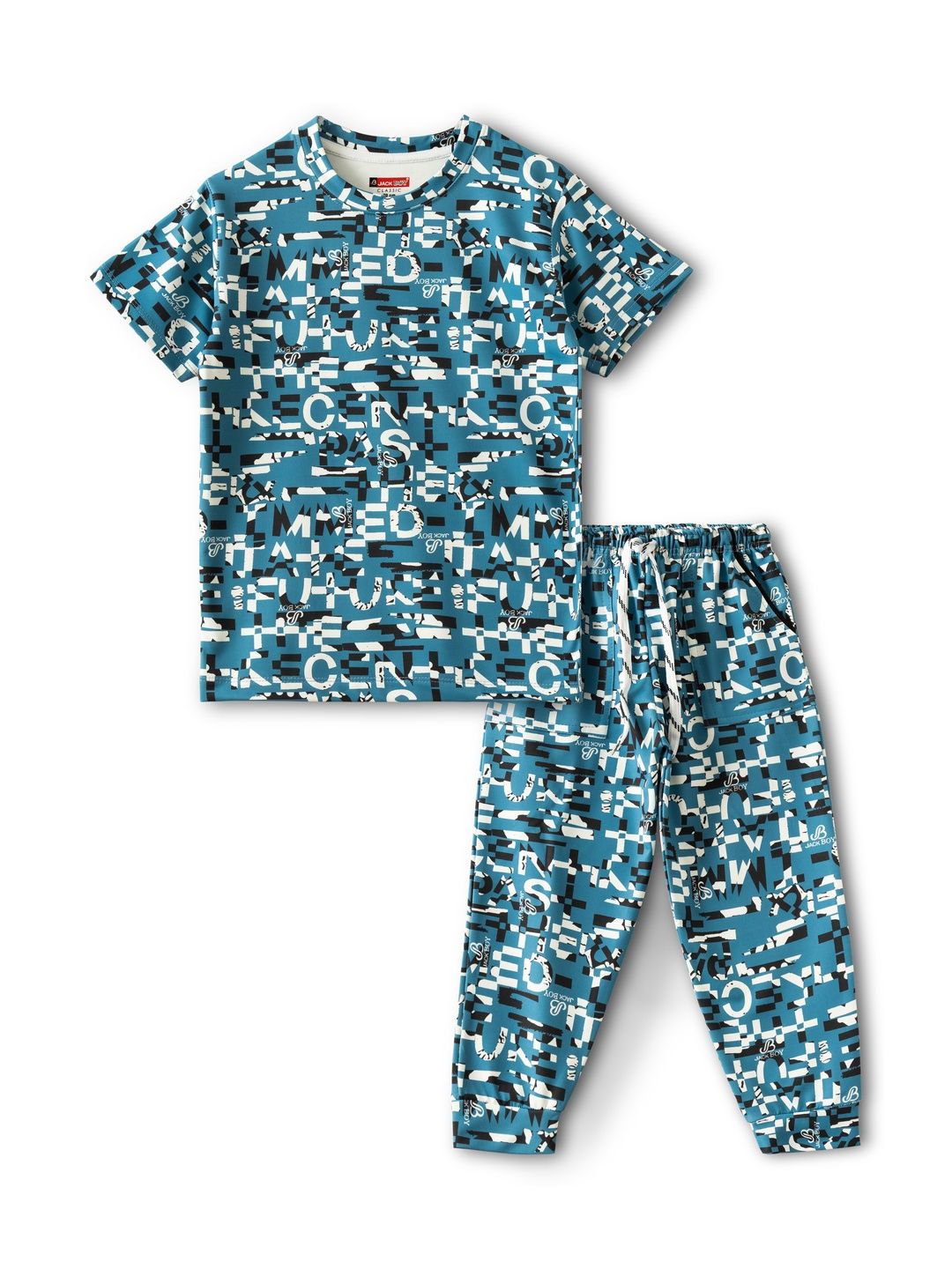 JACKBOY Unisex Kids Printed T-shirt