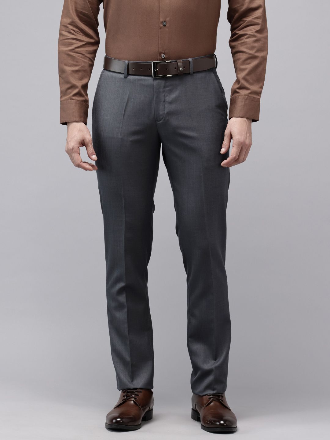 Arrow Men Hudson Tailored Fit Formal Trousers