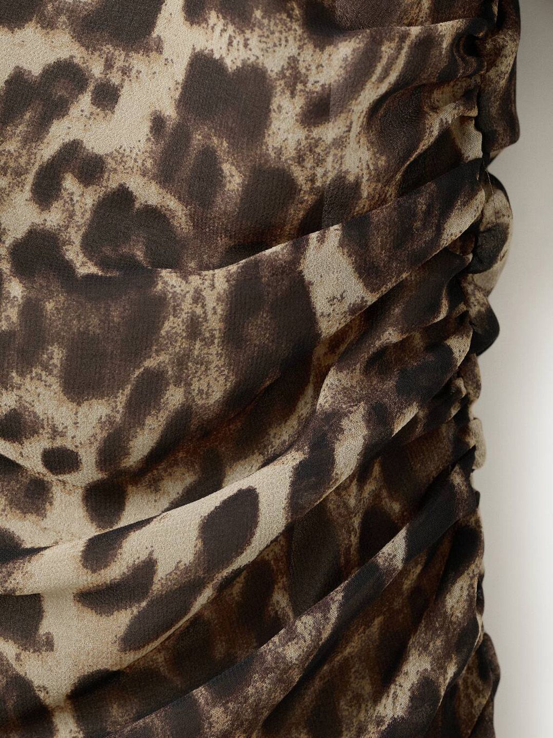 Animal Print A-Line Mini Dress