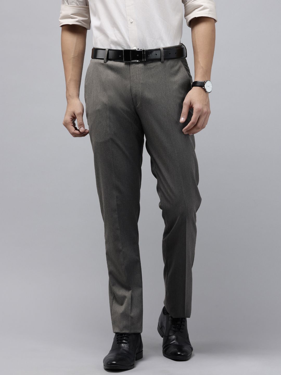 Arrow Men Hudson Tailored Fit Formal Trousers