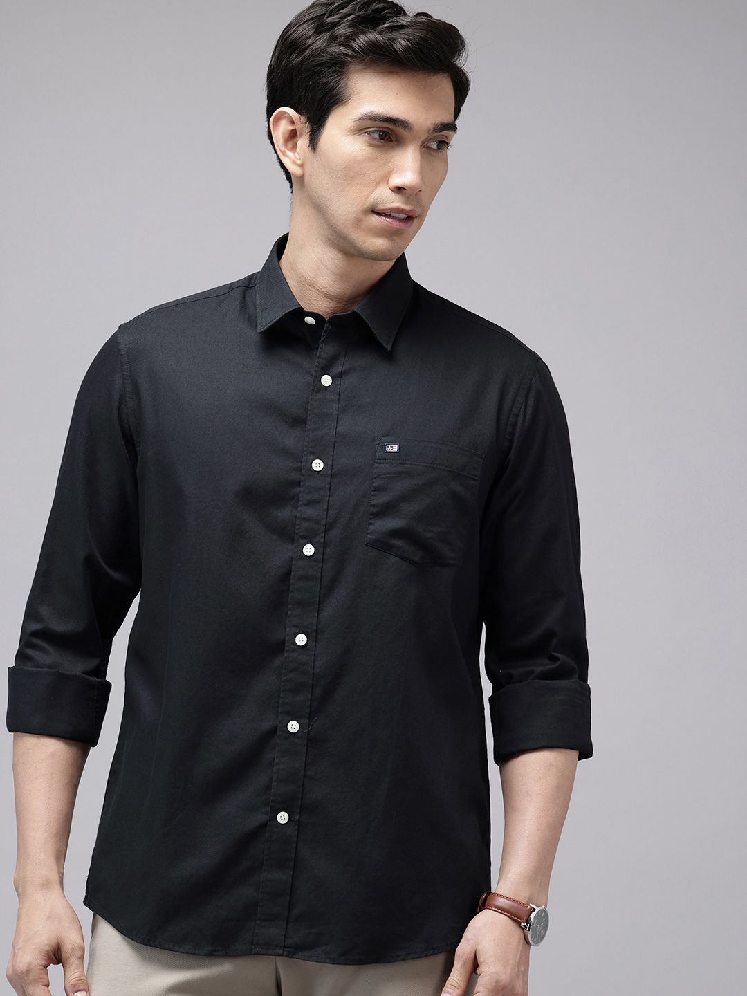 Arrow Sport Manhattan Slim Fit Pure Cotton Casual Shirt