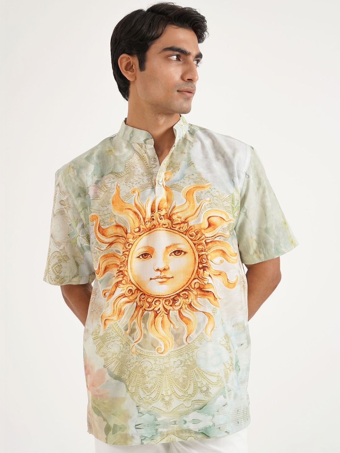 Clazzey Men Quirky Printed Kurta