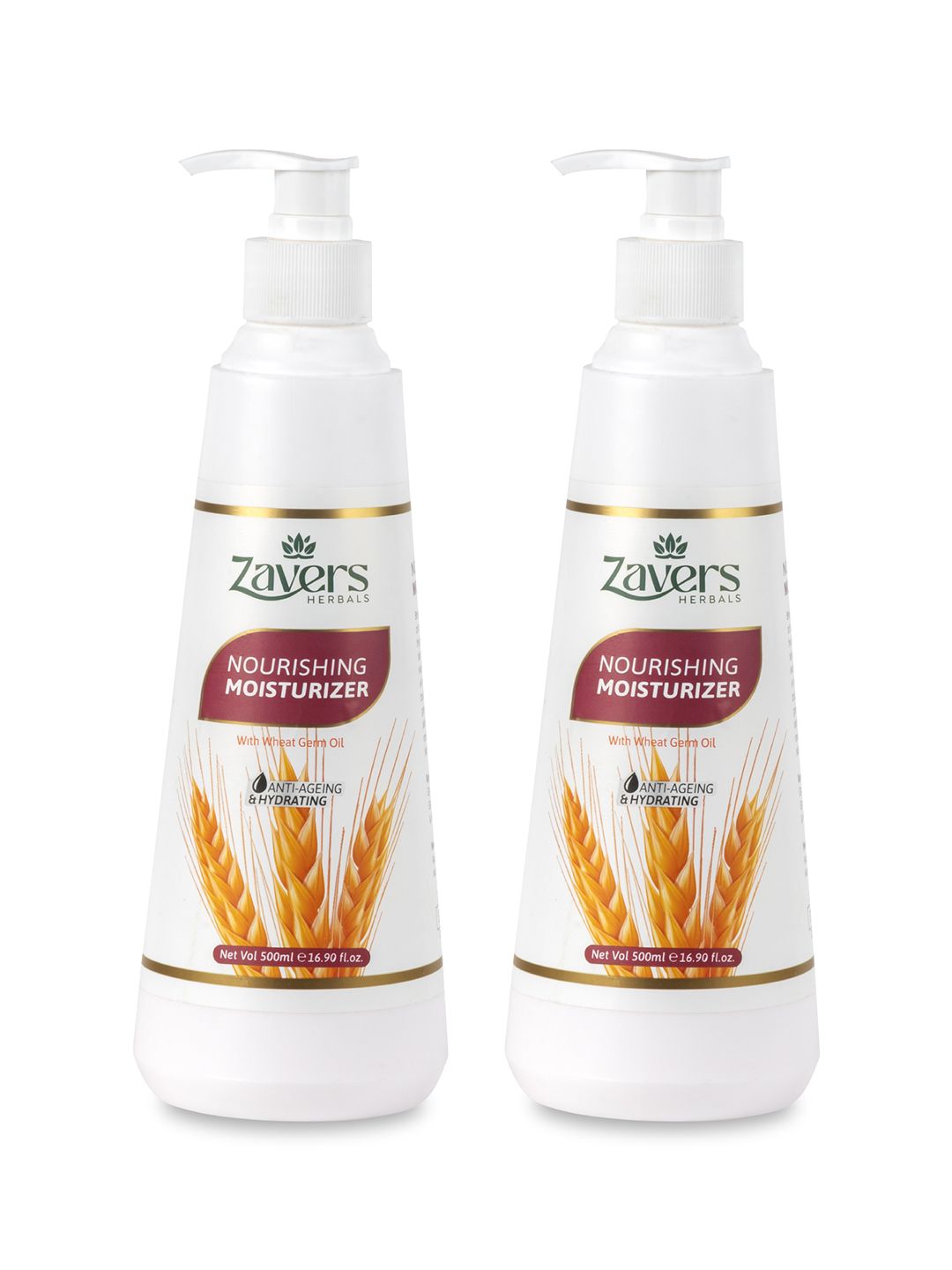 Buy Zavers Set Of 2 Skin Moisturizer Lotion - 500ml Each - Body