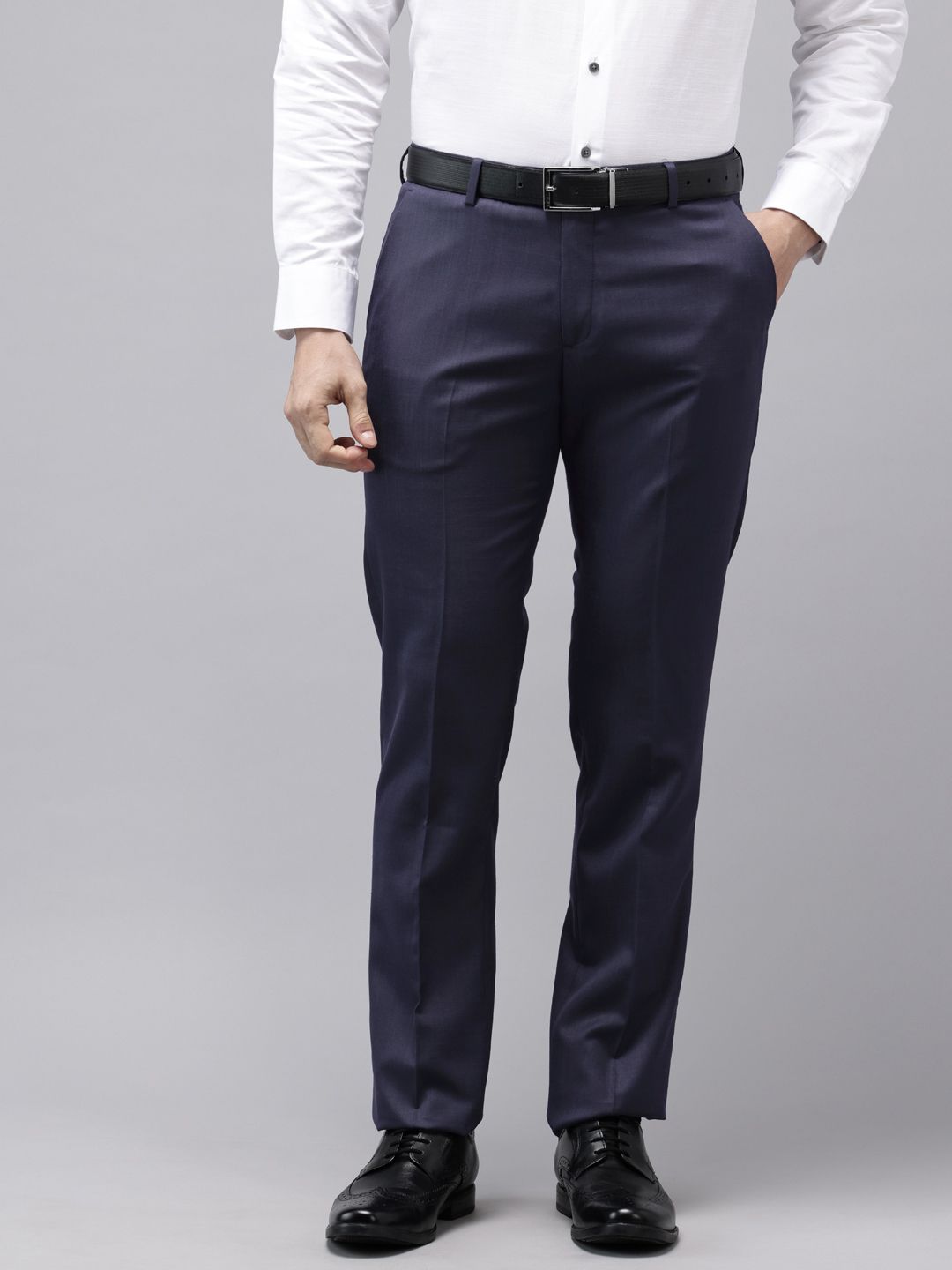 Arrow Men Hudson Tailored Fit Formal Trousers