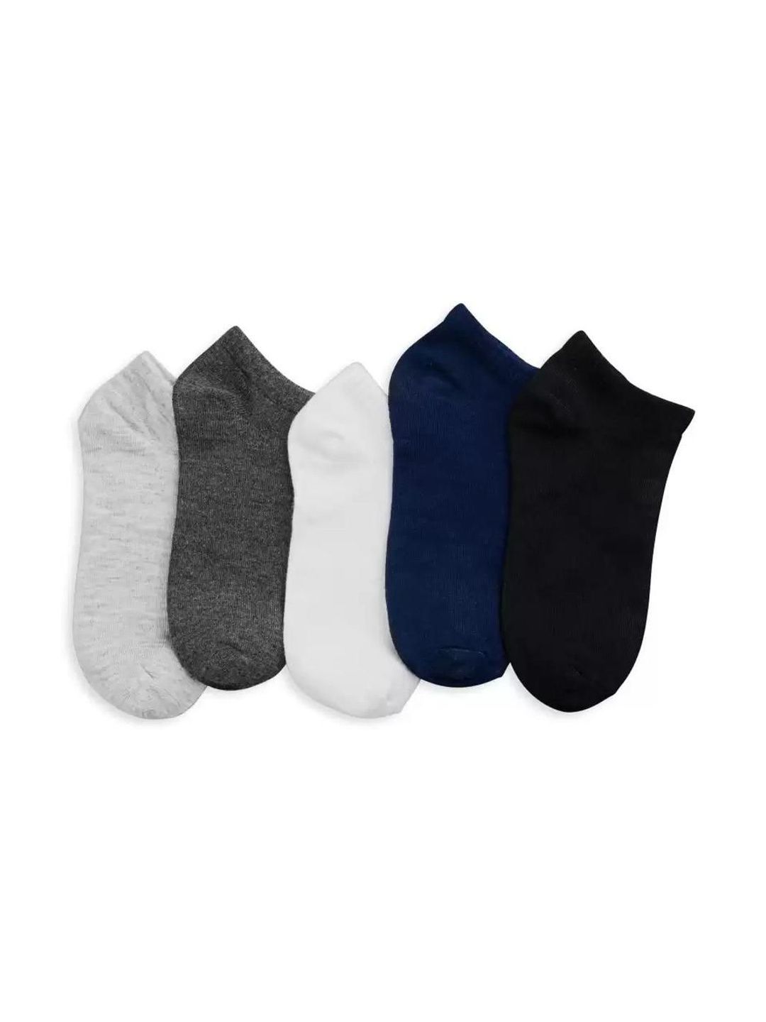 KSB ENTERPRISES Men Pack of 5 Cotton Ankle Length Socks