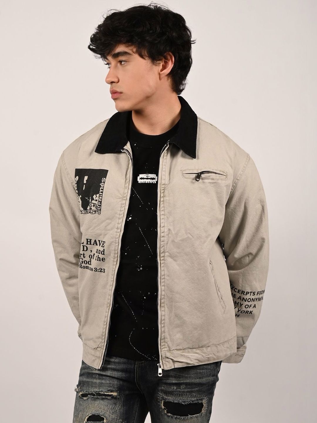 ODETTE Men Bomber Jacket
