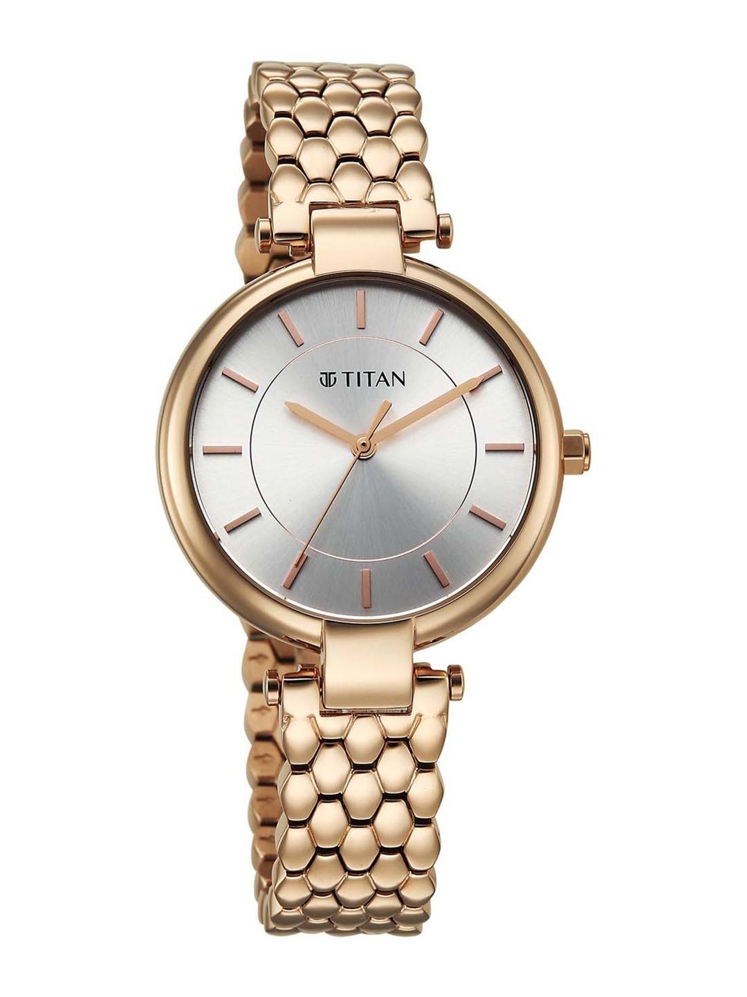 Dial & Stainless Steel Bracelet Style Straps Analogue Watch 95358WM01