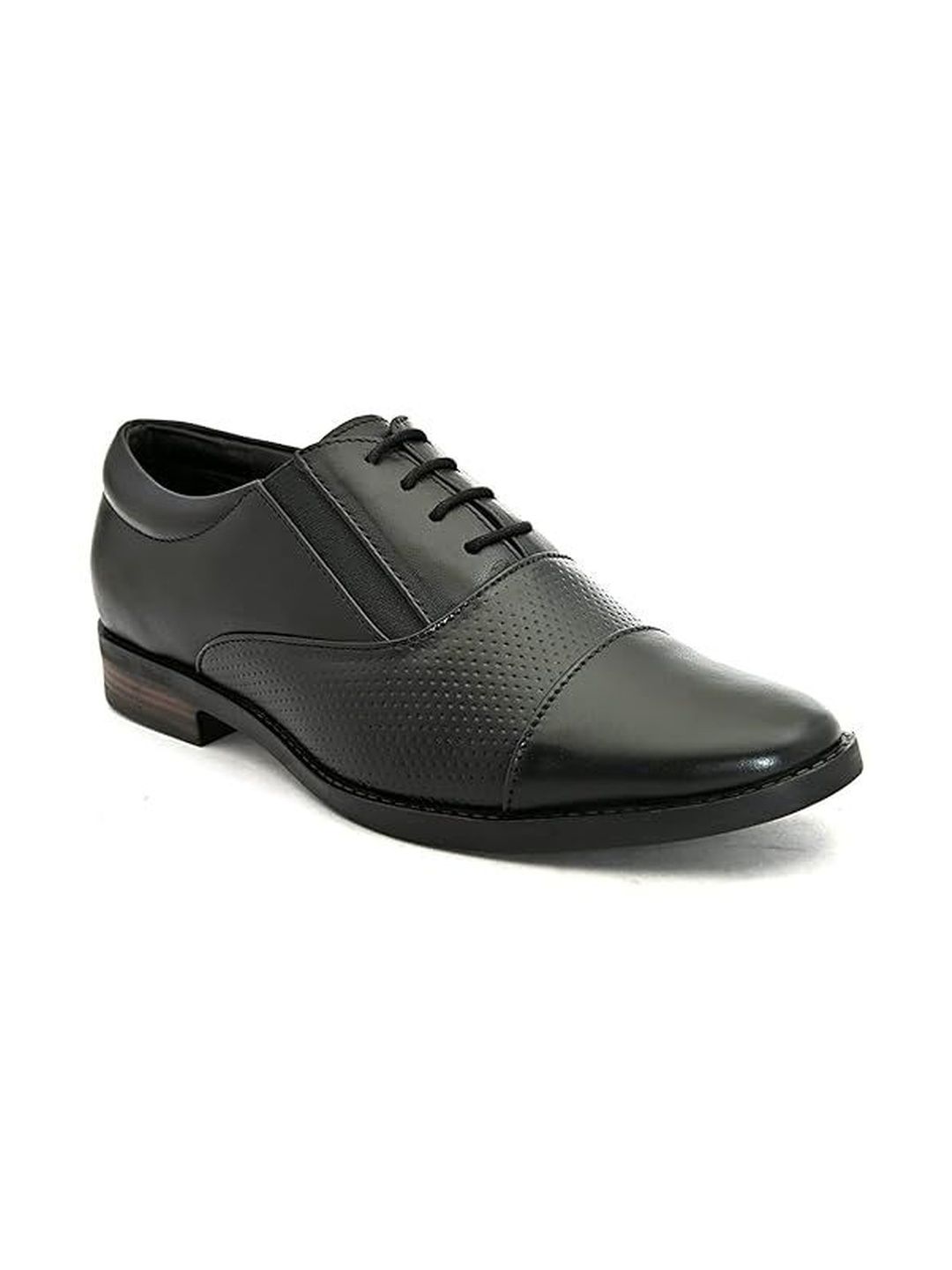 HERE&NOW Men Textured Round Toe Lace-Ups Oxfords Formal Shoes