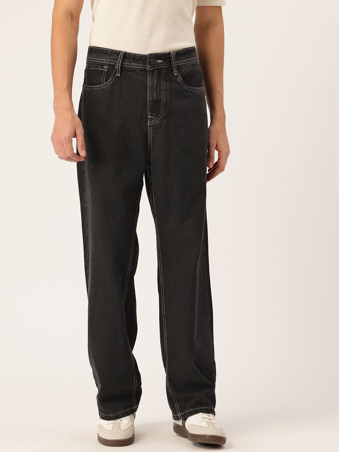 Integriti Men Smart Mid-Rise Jimmy Fit Pure Cotton No Fade Jeans