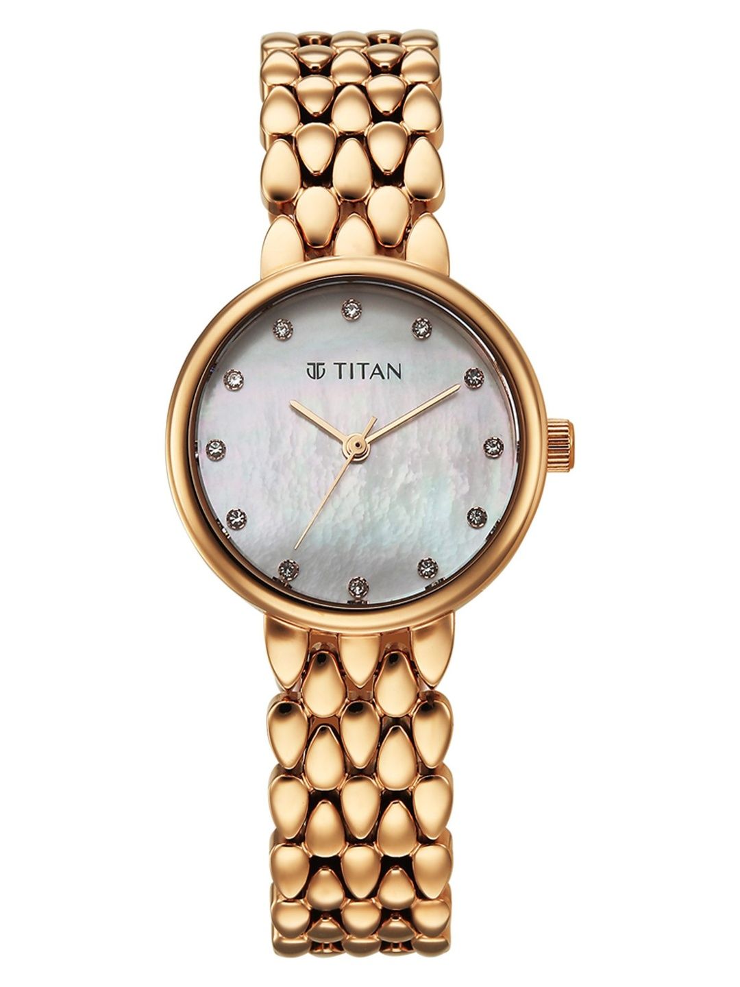 Mother of Pearl Dial & Bracelet Style Straps Analogue Watch 95374WM01