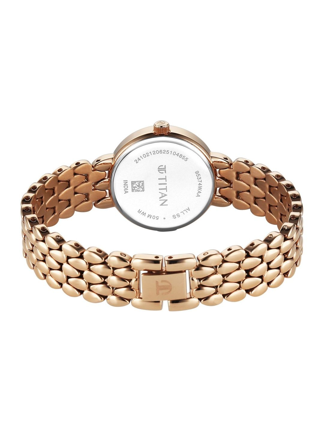 Mother of Pearl Dial & Bracelet Style Straps Analogue Watch 95374WM01